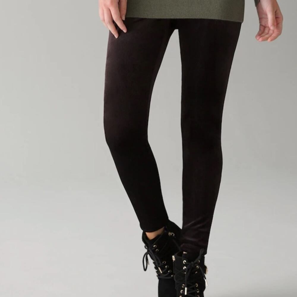 WHBM Velvet Corduroy Runway Leggings Size 4S